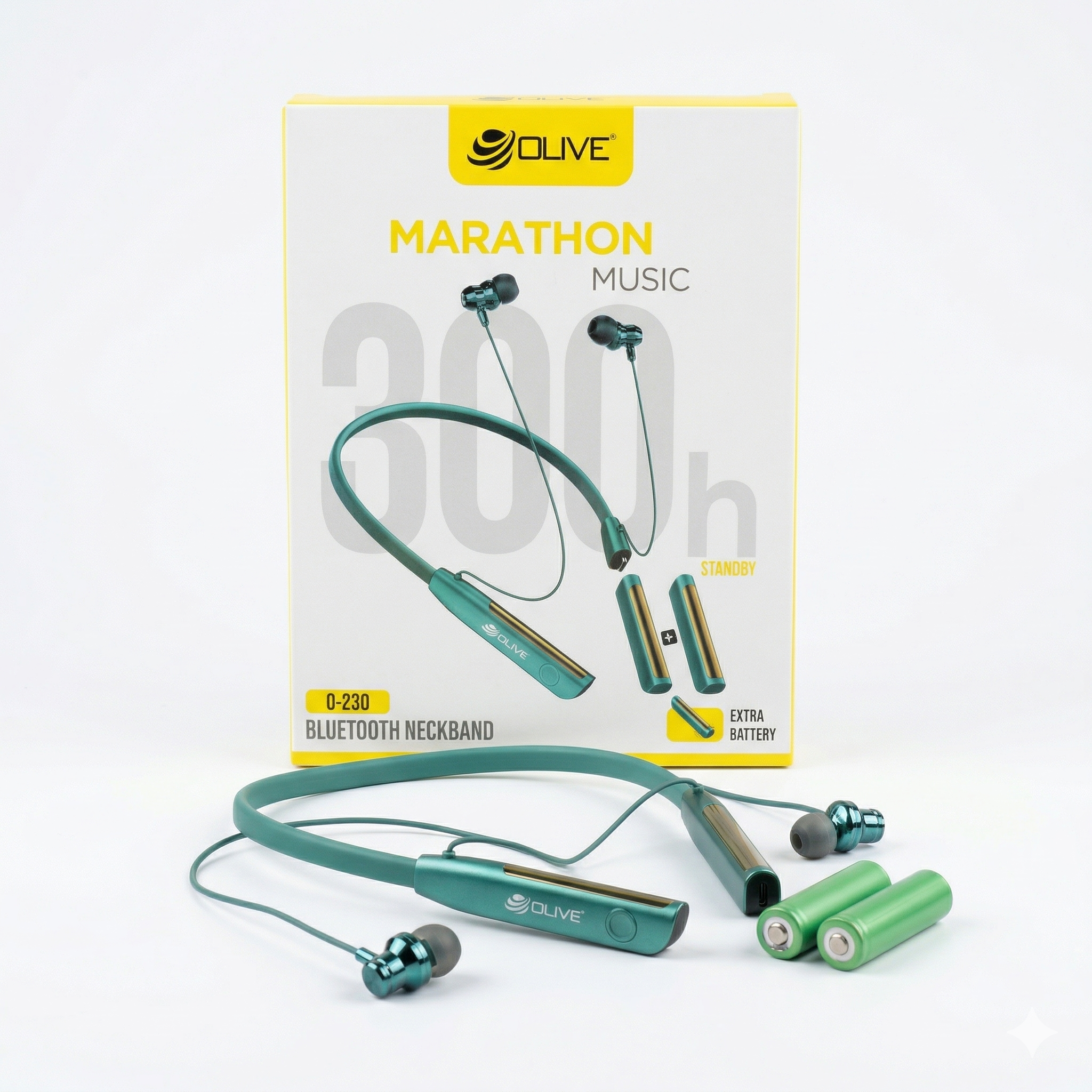 Olive Marathon Bluetooth Neckband 0-230